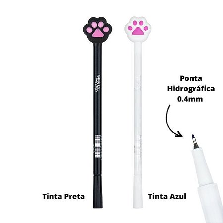 Caneta Hidrográfica 0.4mm FineLiner Love Patinha Fofa | BRW