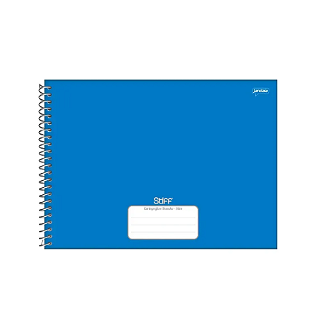 Caderno Cartografia e Desenho Stiff Azul 80f | Jandaia