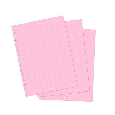 Refil Caderno Smart Universitário 48 folhas Rosa | Dac