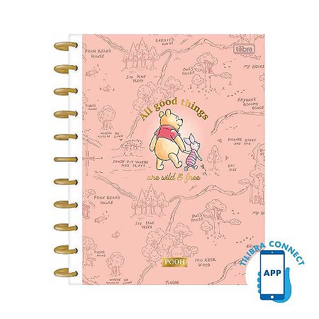 Caderno Desmontável 10x1 Tilidisco Pooh Disney | Tilibra