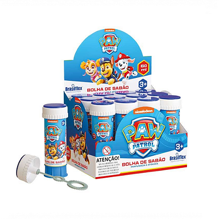 Brinquedo Bolha de Sabão Patrulha Canina - Unidade | Brasilflex
