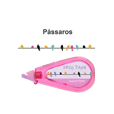 Fita Decorativa Love Pássaros | Molin
