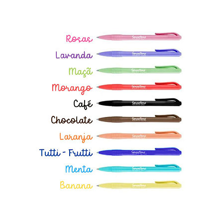 Caneta Esferográfica Sensations Perfumada com Cheirinho | NewPen