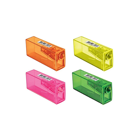 Apontador grande com Depósito Max Neon | Faber-Castell