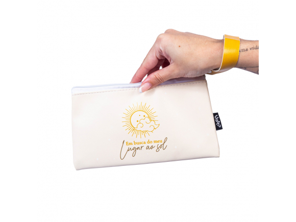 Necessaire Postal Petit - Em busca do Meu Lugar ao Sol | Uatt