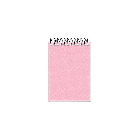 Bloquinho de Anotações Espiral 64fls Rosa | Tamoio