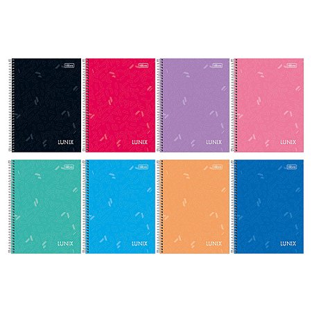 Caderno Colegial Lunix Colors 1 Matéria | Tilibra
