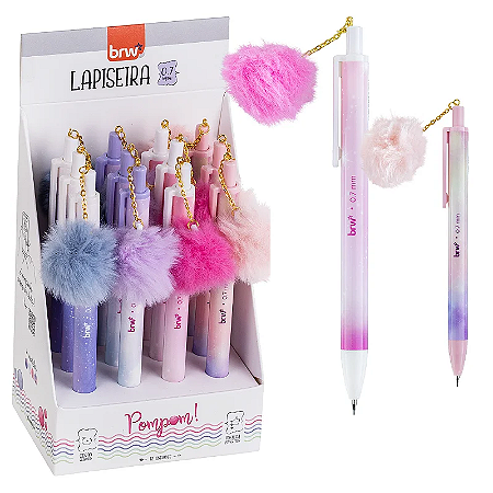 Lapiseira Fofa 0.7mm Pompom | BRW