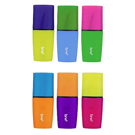 Mini Marca-Texto Neon c/ Cheirinho | BRW