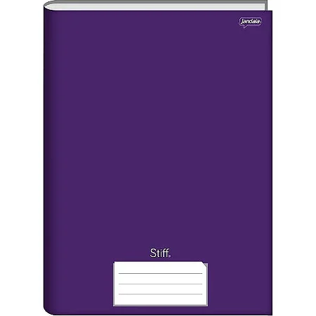 Caderno Brochurão Grande 1 Matéria Stiff Roxo | Jandaia