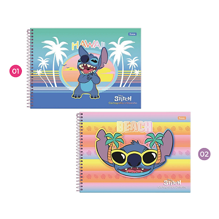 Caderno Cartografia e Desenho Stitch | Foroni