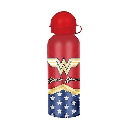 Garrafa Alumínio Mulher Maravilha 500ml | Luxcel