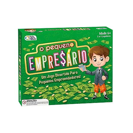 Jogo de Tabuleiro O Pequeno Empresário | Pais e Filhos