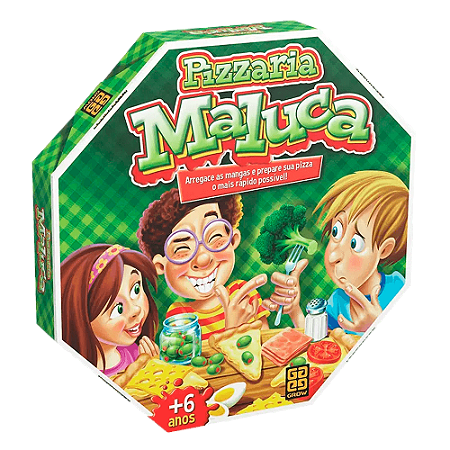 Jogo de Tabuleiro Pizzaria Maluca | Grow