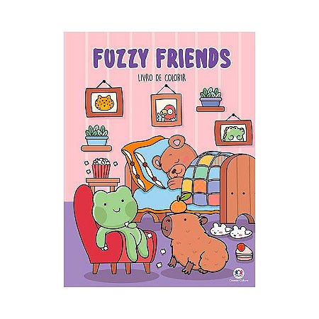Livro de Colorir Fuzzy Friends | Ciranda Cultural