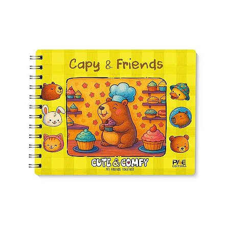 Livro de Colorir Bobbie Goods Capy & Friends Capivara | PAE Editora