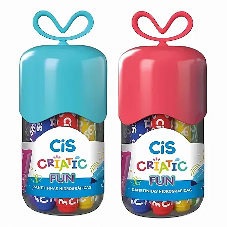 Canetinhas Hidrográficas 12 Cores Criatic Fun | CiS