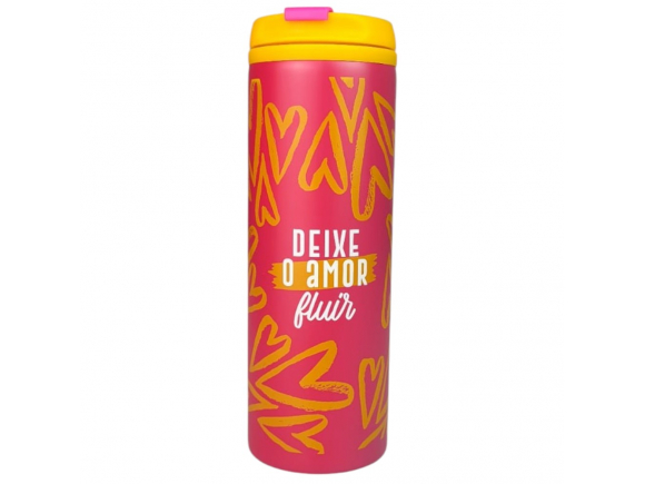 Copo Térmico Lovely - Deixe o Amor Fluir | Uatt
