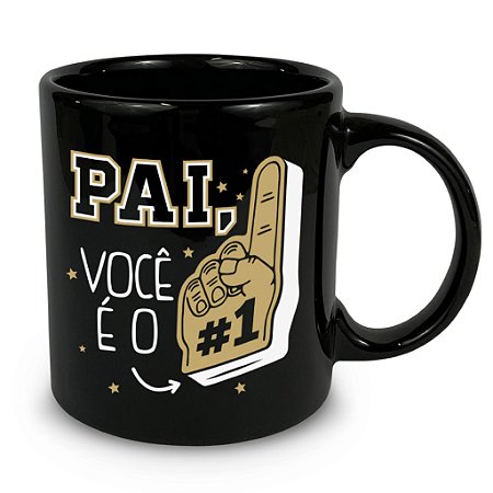 Caneca Cerâmica - Pai, você é o número # 1 | Regin
