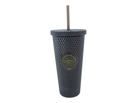 Copo c/ Canudo Texturizado 700ml - Procurando Meu Espaço | Uatt