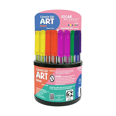 Caneta Gel Arte Neon | Jocar Office