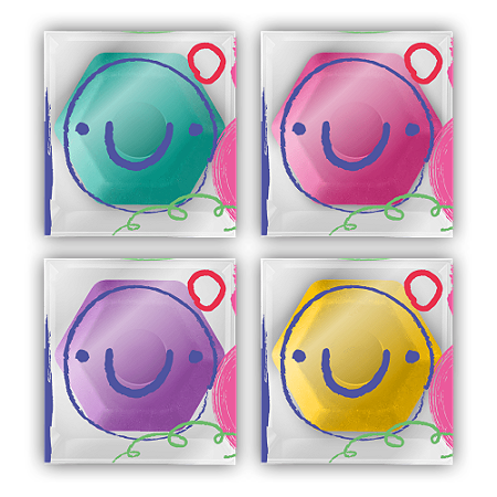 Borracha Ergonômica Color Joy | Leo&Leo