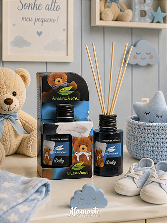 Difusor de Ambiente c/ Varetas Baby | Aromas Brasil