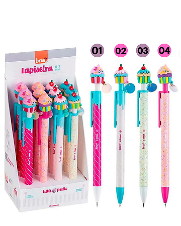 Lapiseira Decorada 0.7mm Coleção Candy Tutti-Frutti | BRW