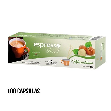 kit Promocional 100 cápsulas de Macadãmia + 20 grátis compatível Nespresso