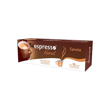 Cápsulas de café aroma Canela com 10 unidades compatível Nespresso