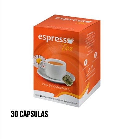 30 cápsulas Chá de Camomila compativel nespresso