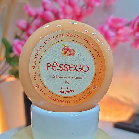 Pêssego e Laranja - Sabonete Artesanal