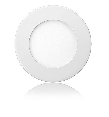 Luminária LED de Embutir Redonda 6W Branca Fria Bivolt - Elgin