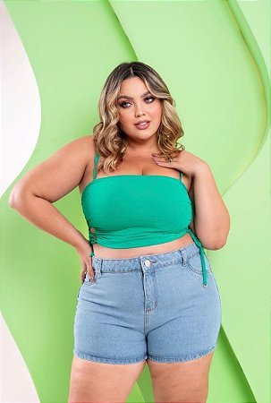 SHORT JEANS PLUS SIZE - 001061