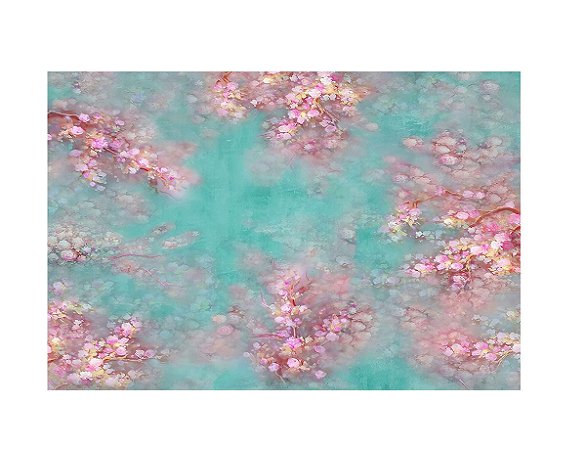 Fundo Fotográfico Tecido Sublimado Newborn 3D Textura Floral 2,20x1,50 WFF-609