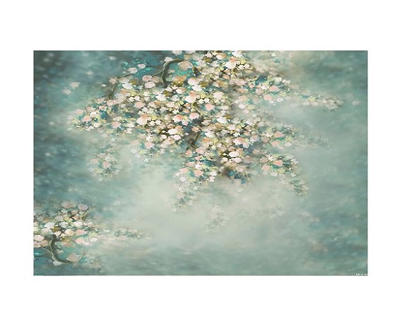 Fundo Fotográfico Tecido Sublimado Newborn 3D Textura Floral 2,20x1,50 WFF-610