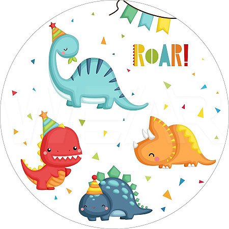 ARTE DIGITAL - DINOSSAURO ROAR