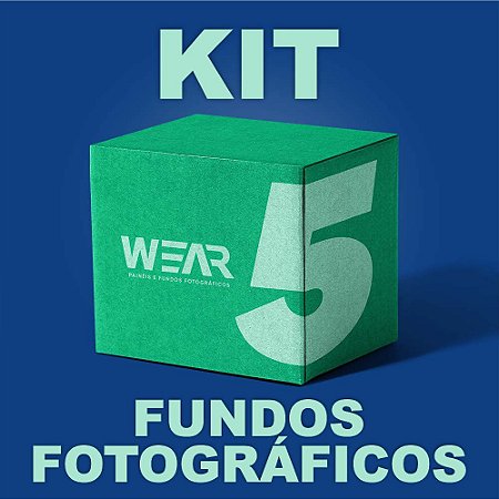 Kit 5 Fundos Fotográficos 2,20 x 1,50 ou 1,50 x 2,20