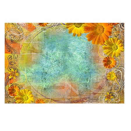 Fundo Fotográfico Pequeno 3D Textura Floral 1,50x1,20 WFP-579