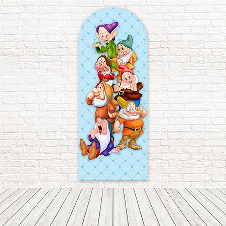 Painel Romano Sublimado 3D Branca de Neve 1,00x2,50 WRMG-055