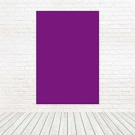 Painel Retangular Tecido Sublimado 3D Liso Roxo 1,50x2,20 WRT-5597