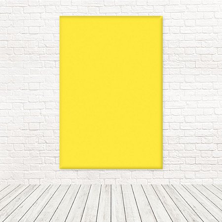 Painel Retangular Tecido Sublimado 3D Liso Amarelo Neon 1,50x2,20 WRT-5601