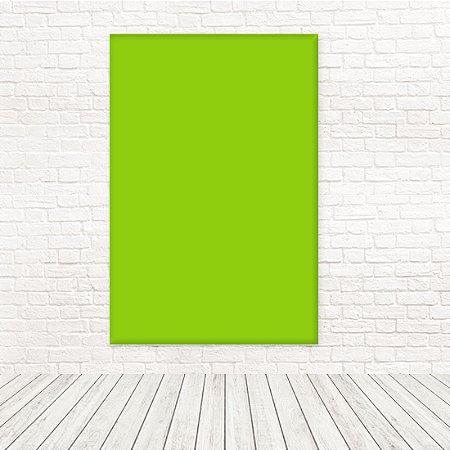 Painel Retangular Tecido Sublimado 3D Liso Verde Neon 1,50x2,20 WRT-5605