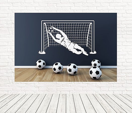 Painel Retangular Tecido Sublimado 3D Futebol E Bola WRT-5564