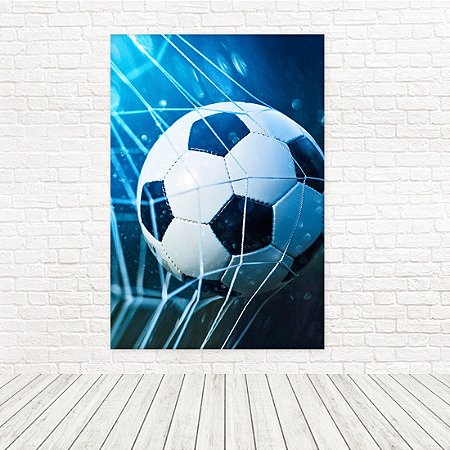 Painel Retangular Tecido Sublimado 3D Futebol E Bola WRT-5227