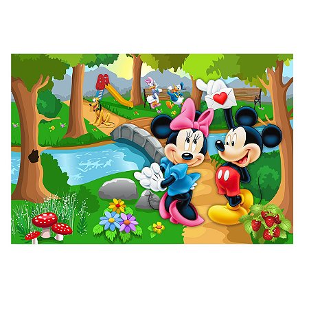Fundo Fotográfico Newborn Pequeno 3D Mickey 1,50 x 1,20 WFP-668