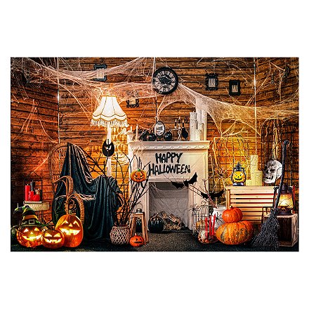 Fundo Fotográfico Tecido Sublimado Newborn 3D Halloween 2,60 x 1,70 WFM-743