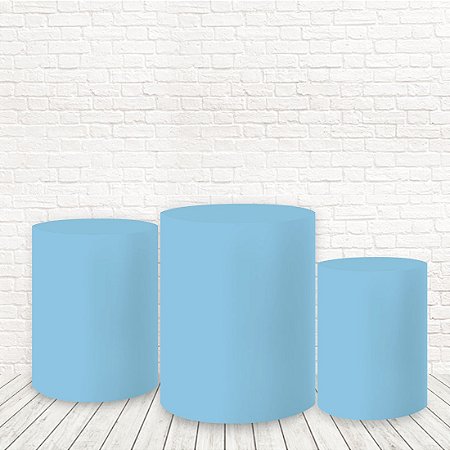 Trio de Capas Tecido Azul Bebê WCC-10004