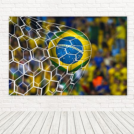 Painel Retangular Tecido Sublimado 3D Copa do Mundo WRT-5819