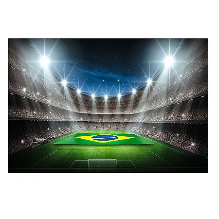 Fundo Fotográfico Pequeno 3D Futebol 1,50x1,20 WFP-1103